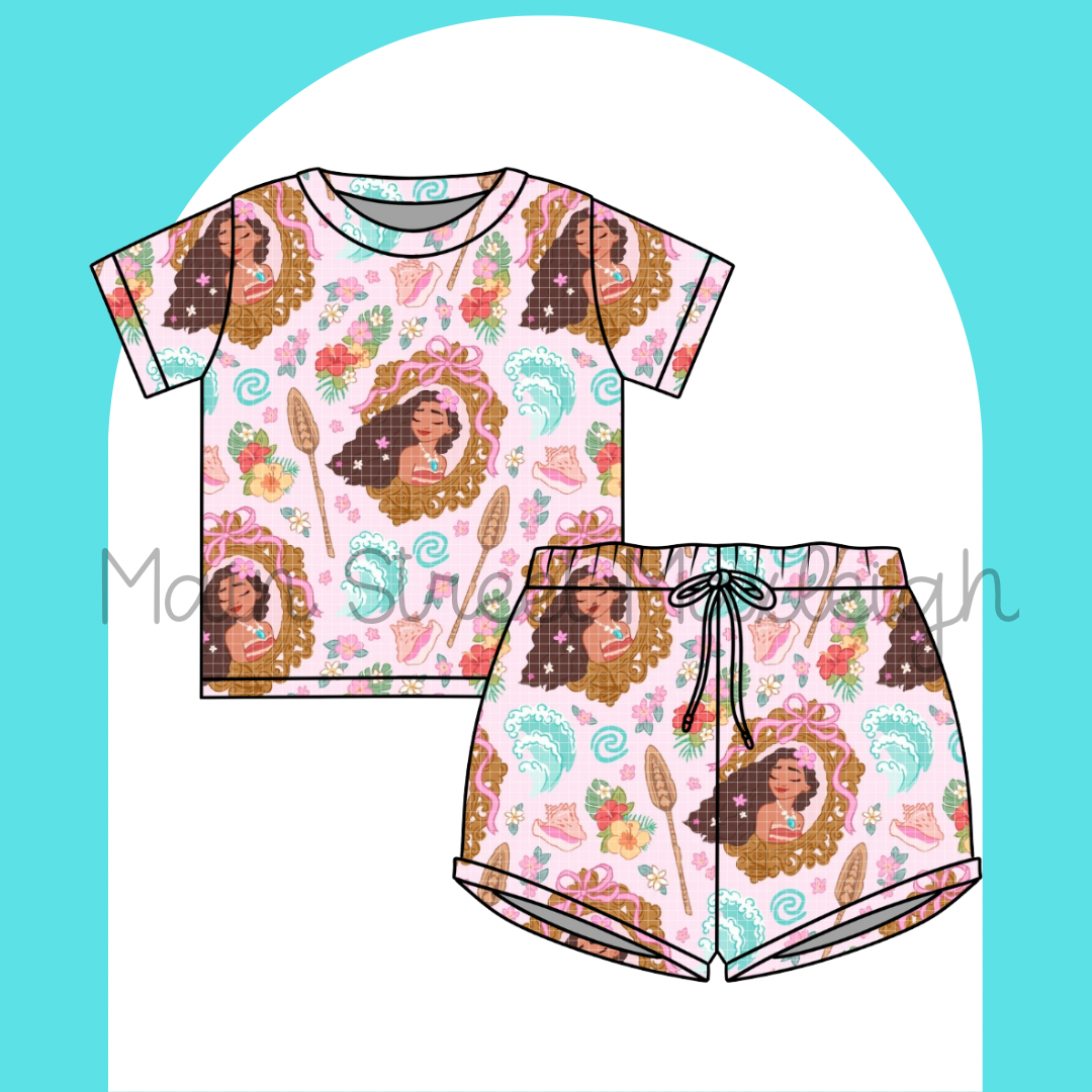Island princess waffle set