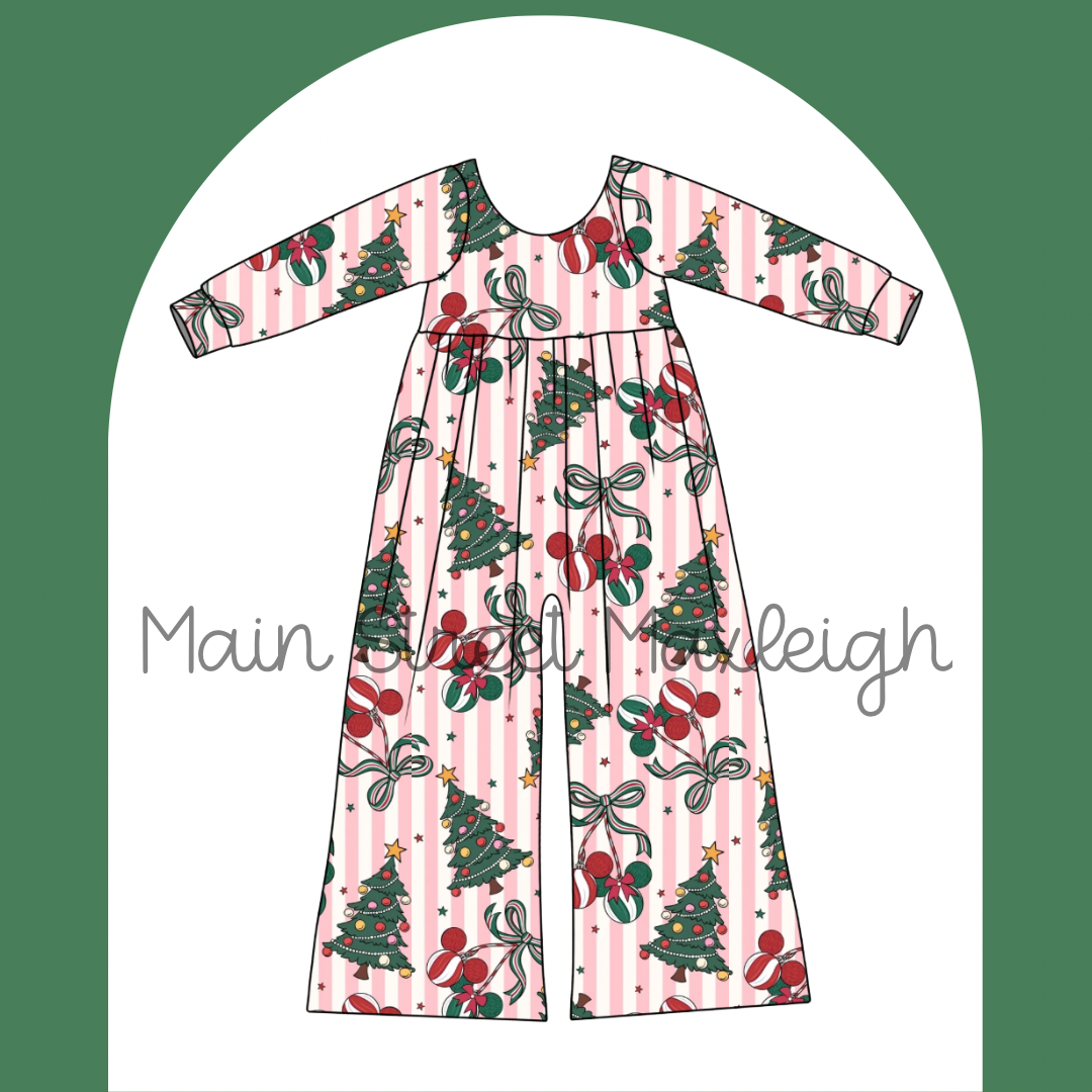 Pink magic trees Romper