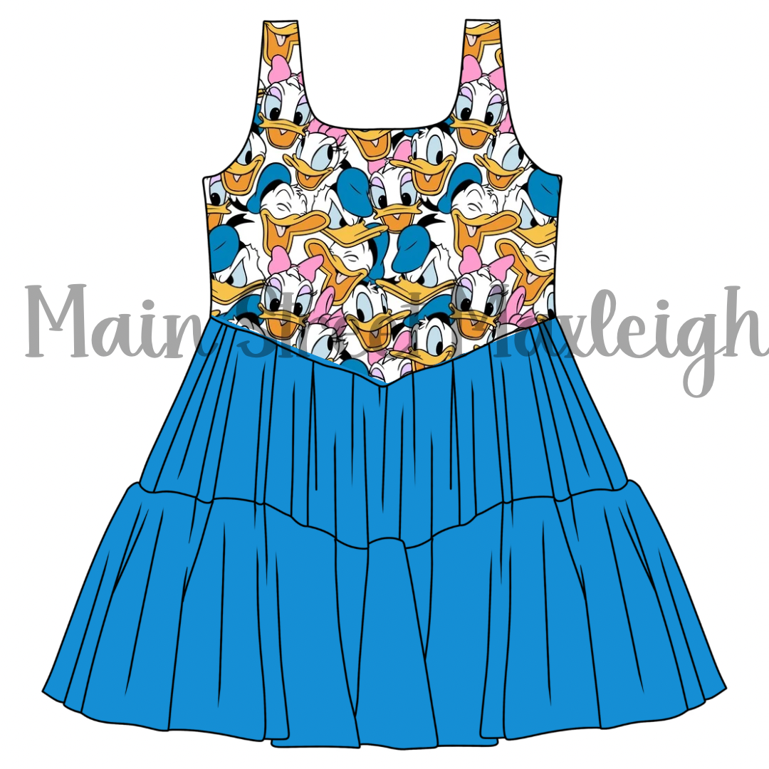 Duck mash up dress