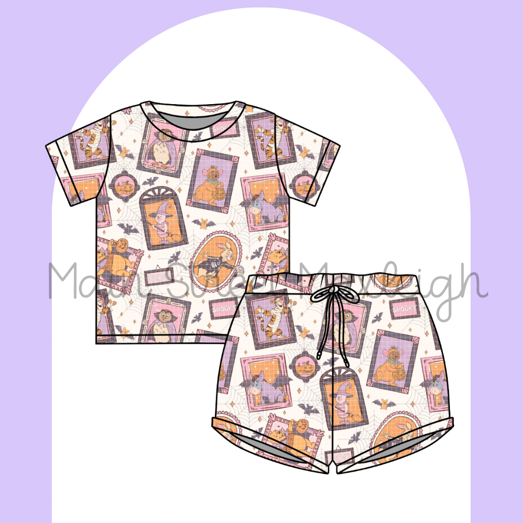 Bear Halloween waffle set
