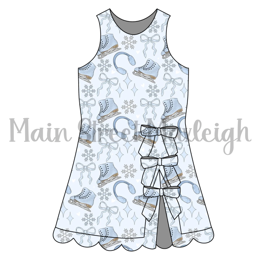 Skate bow dress