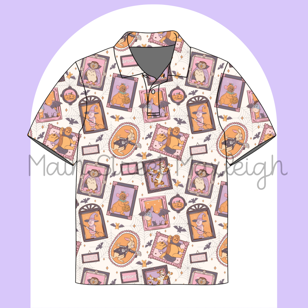Bear Halloween polo