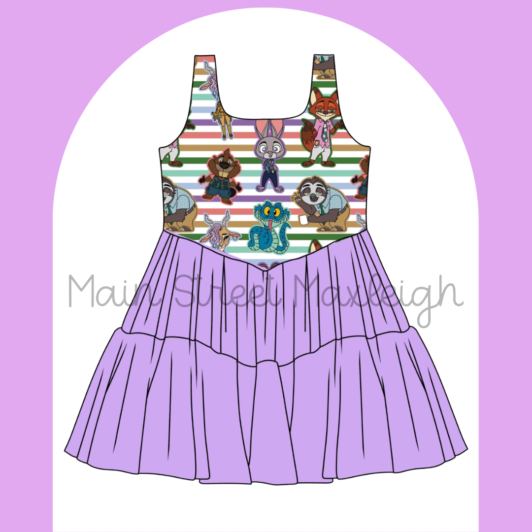 Zoo dress XL ready to ship