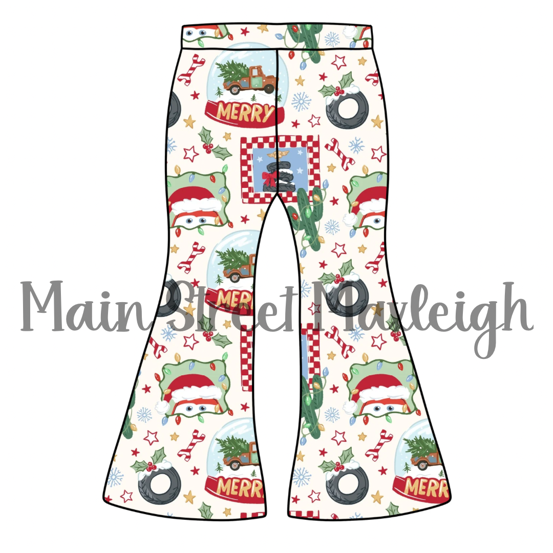 Christmas cars flares
