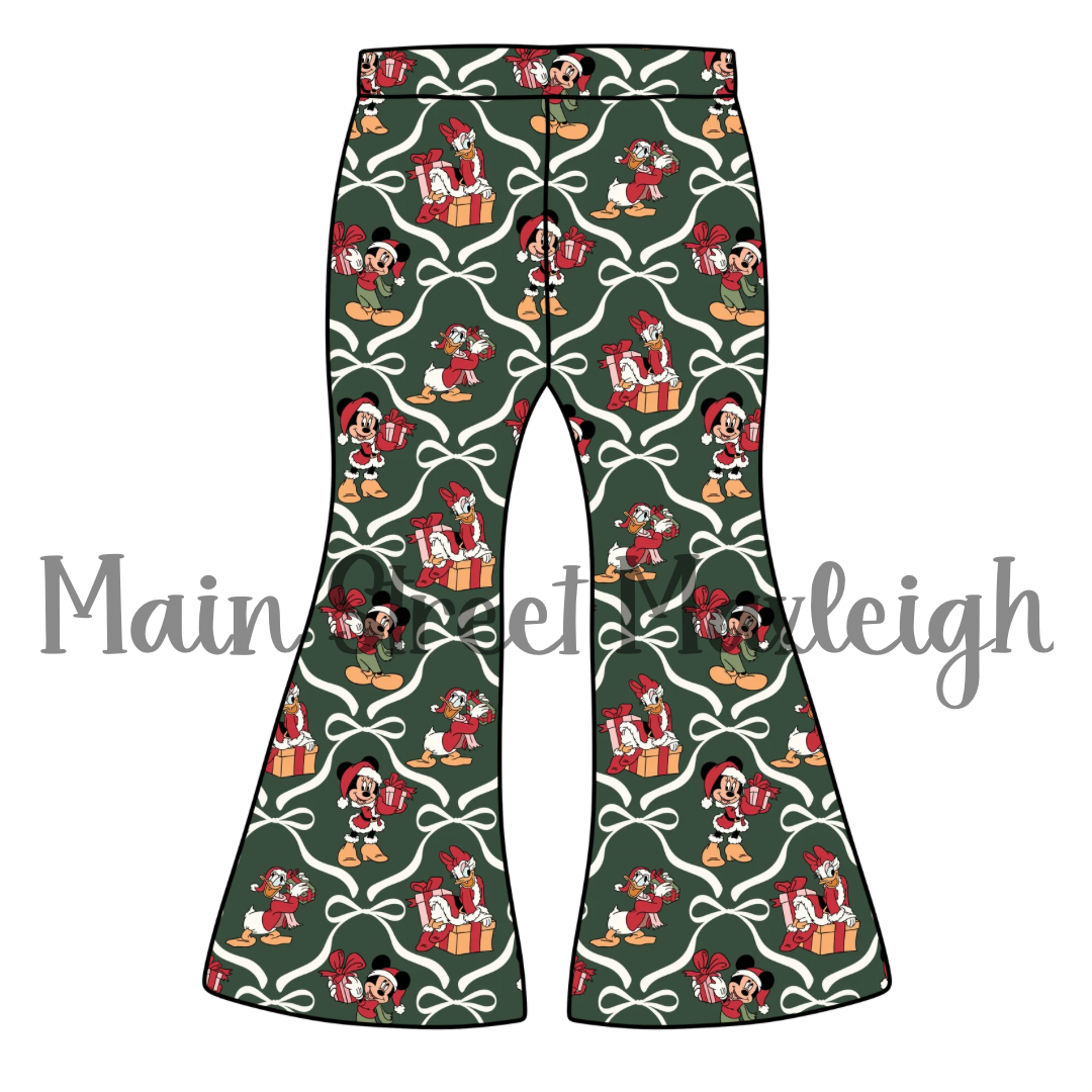 Christmas bow flares