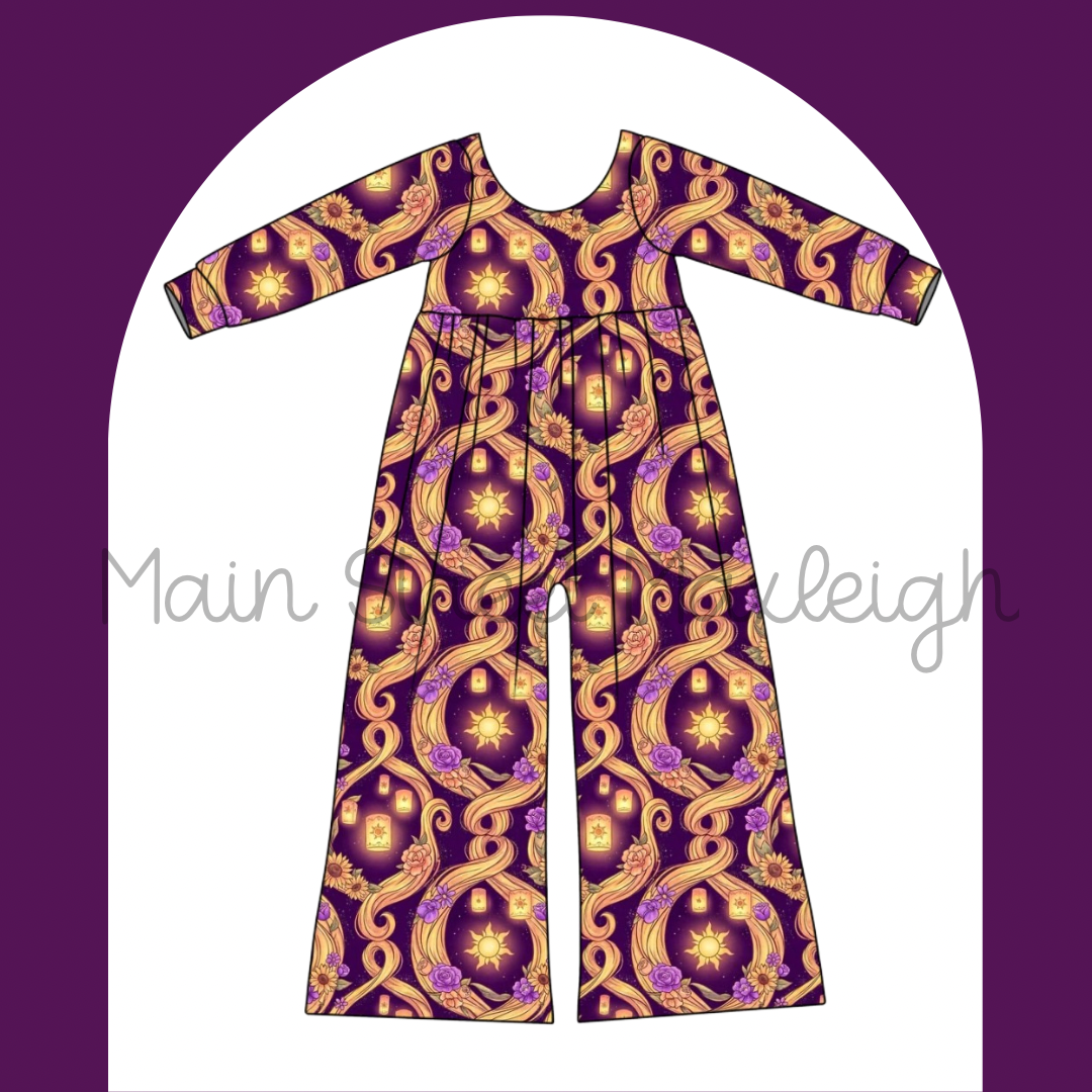 Gleaming lantern romper