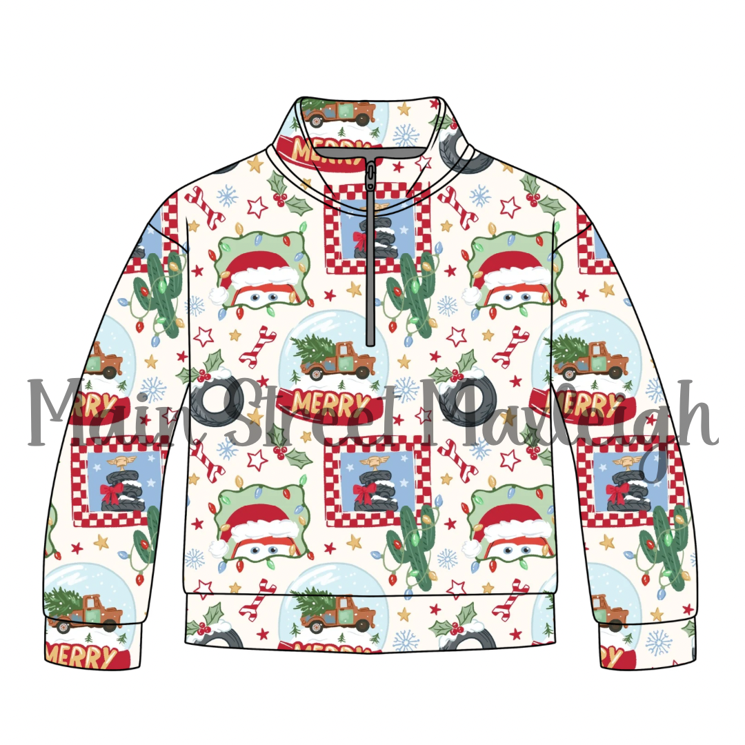 Christmas car zip