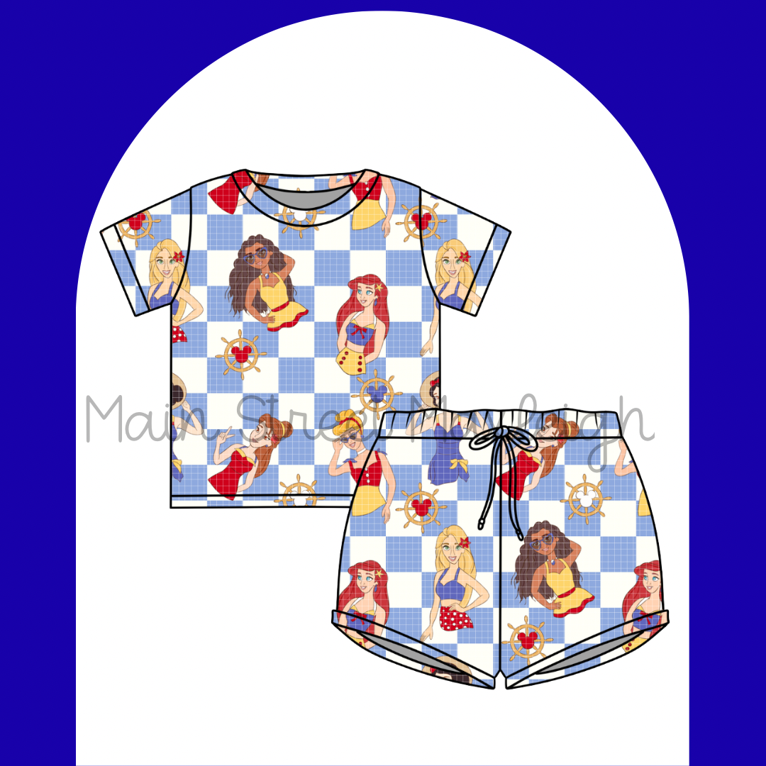 Cruise princess waffle set