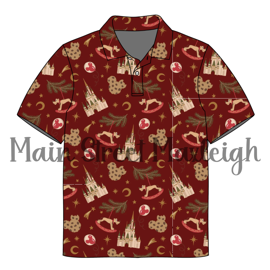 Christmas rocking “horse” polos