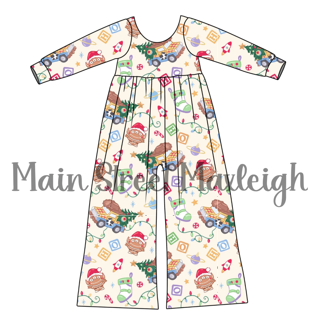 Christmas toy romper