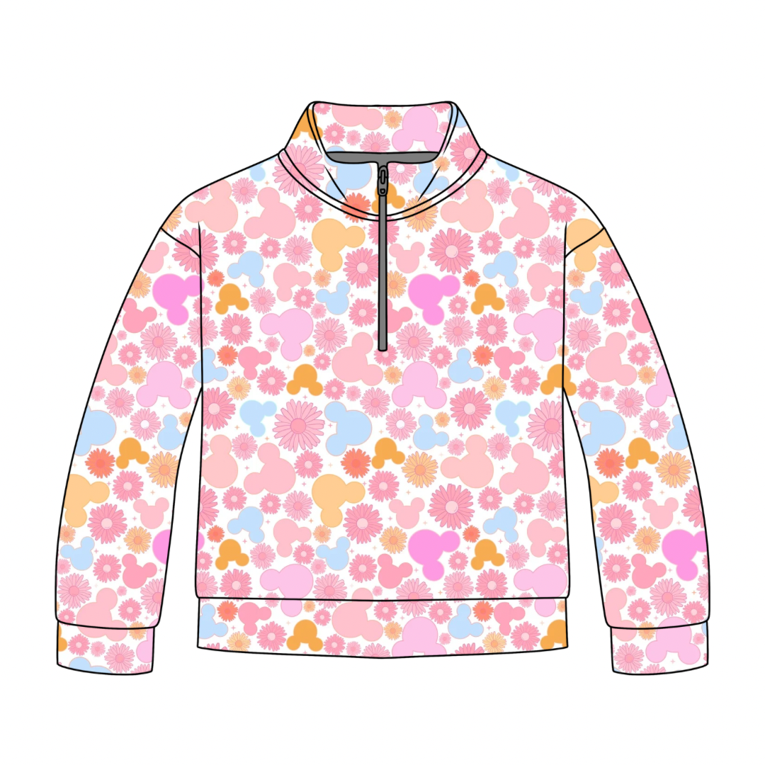 Flower mouse zip