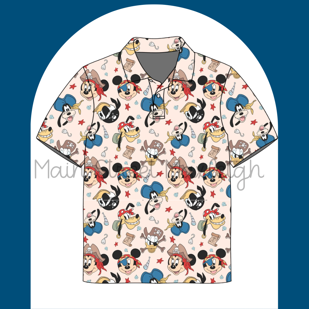 Pirate friends polo