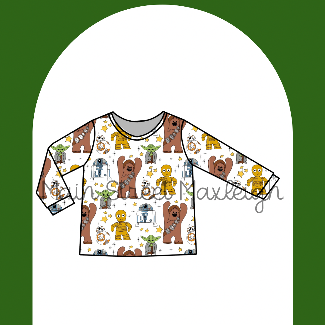 Galaxy long-sleeve top