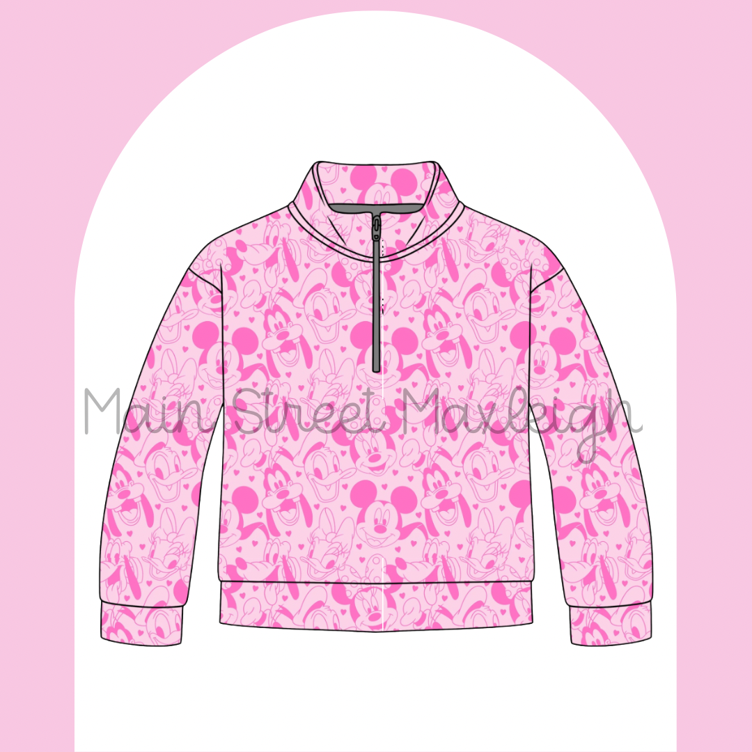 Pink out zip