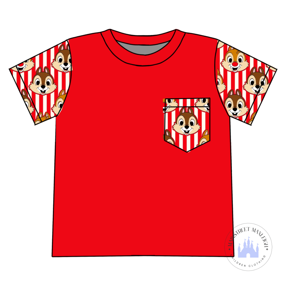 Chip n Dale pocket T-Shirt