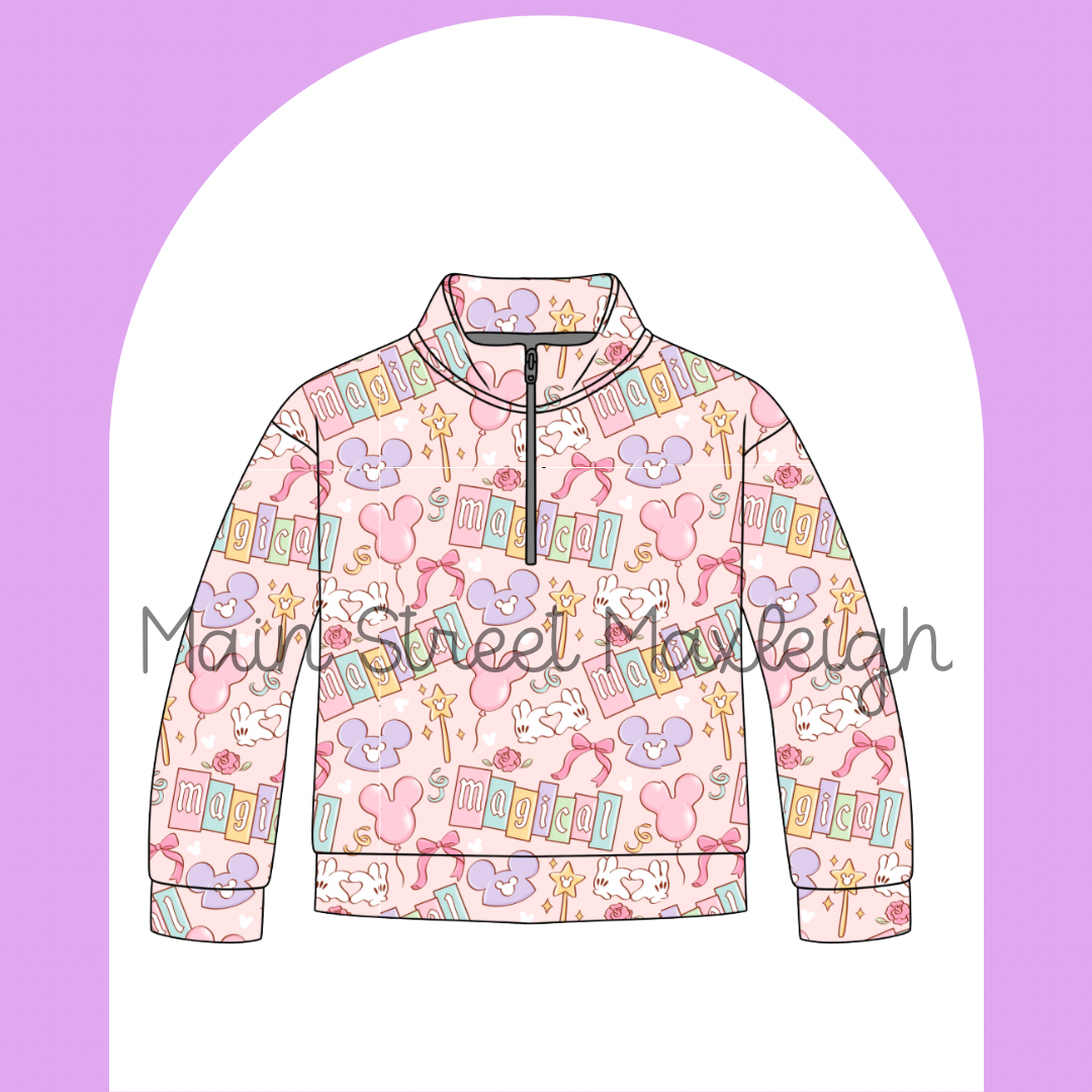 Magical half zip