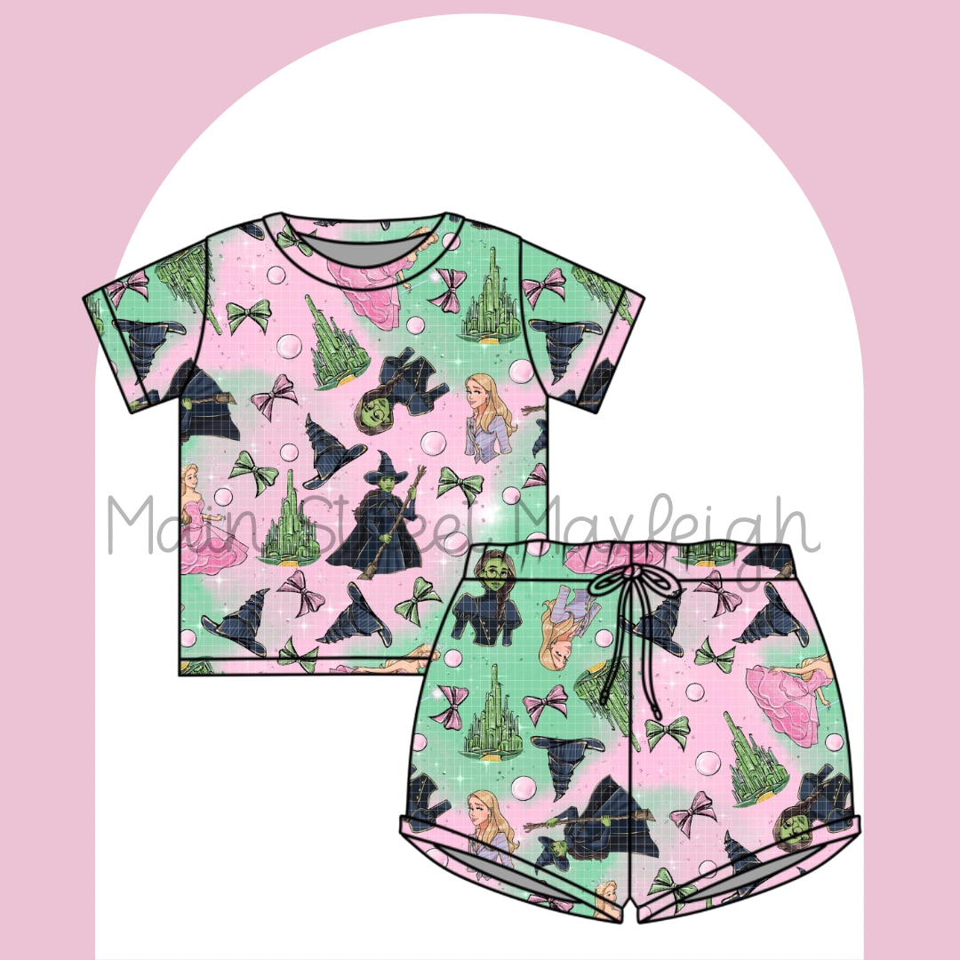 4T wick-ed waffle set short sleeve RTS