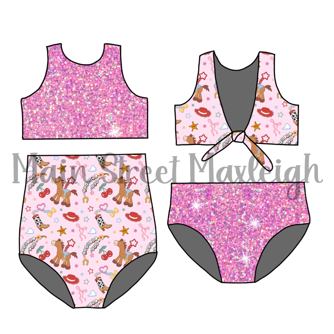 Cowgirl era reversible swim