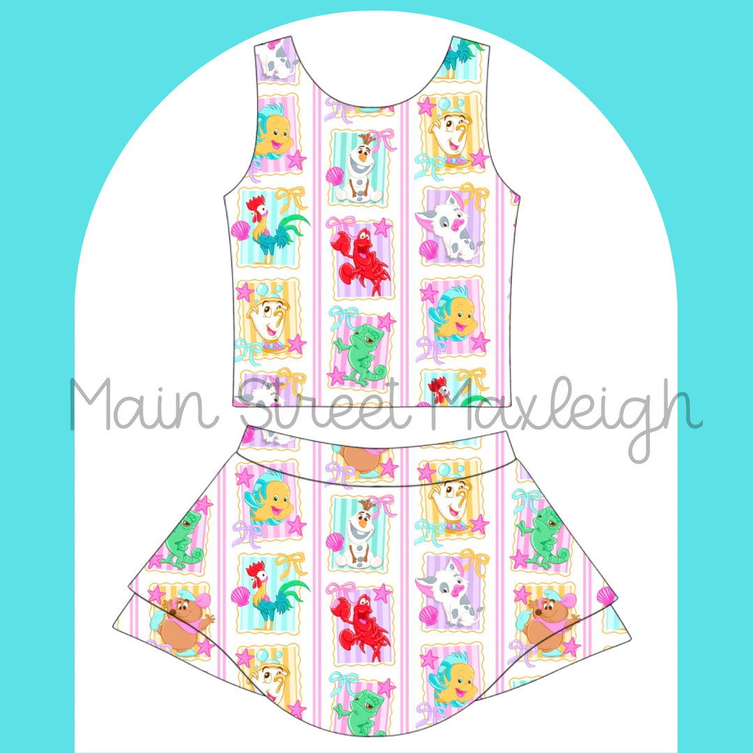 Framed sidekick yoga set
