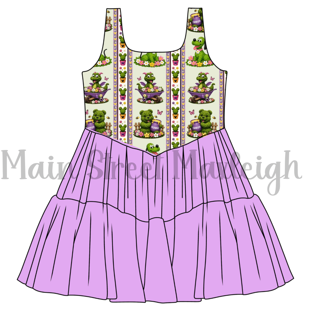 Flower Garden Mesh dress