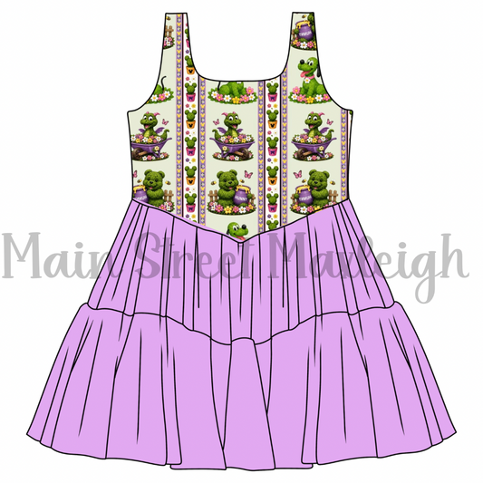 Flower Garden Mesh dress