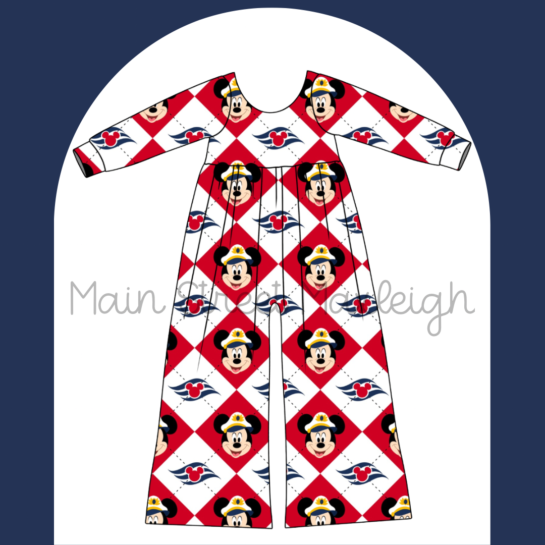 Captain mouse romper