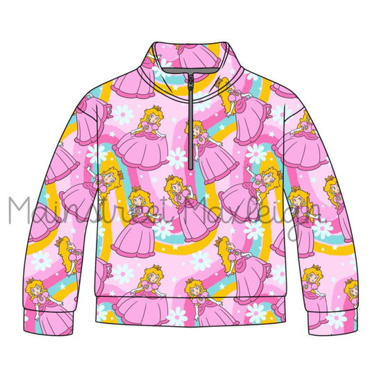 Peachy half zip up