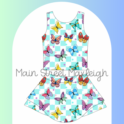 Butterfly princess yoga set