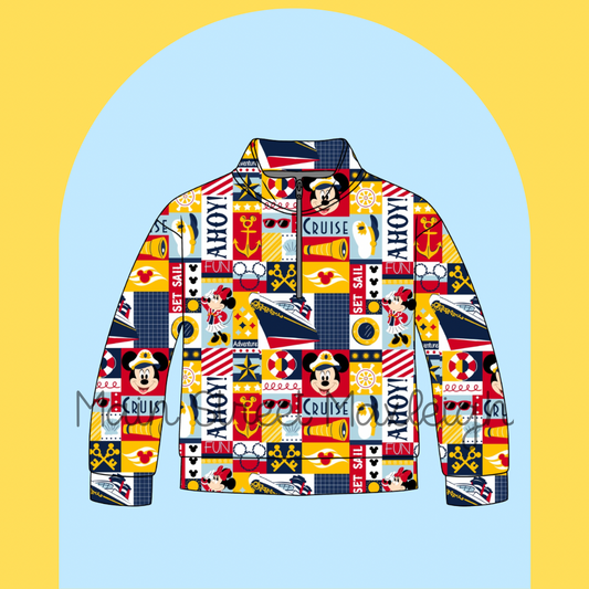 Cruise patchwork half zip