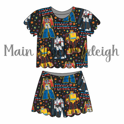 Transform scallop short set