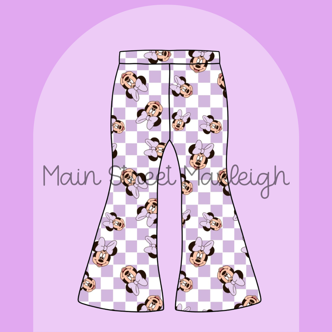 Minnie checkered Flares