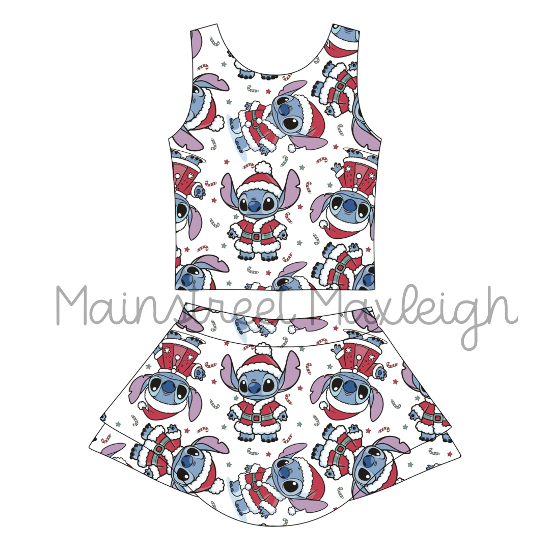 Ohana Christmas yoga set