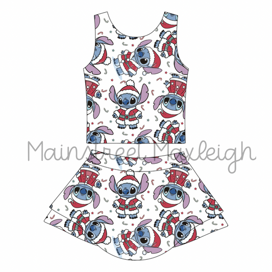 Ohana Christmas yoga set