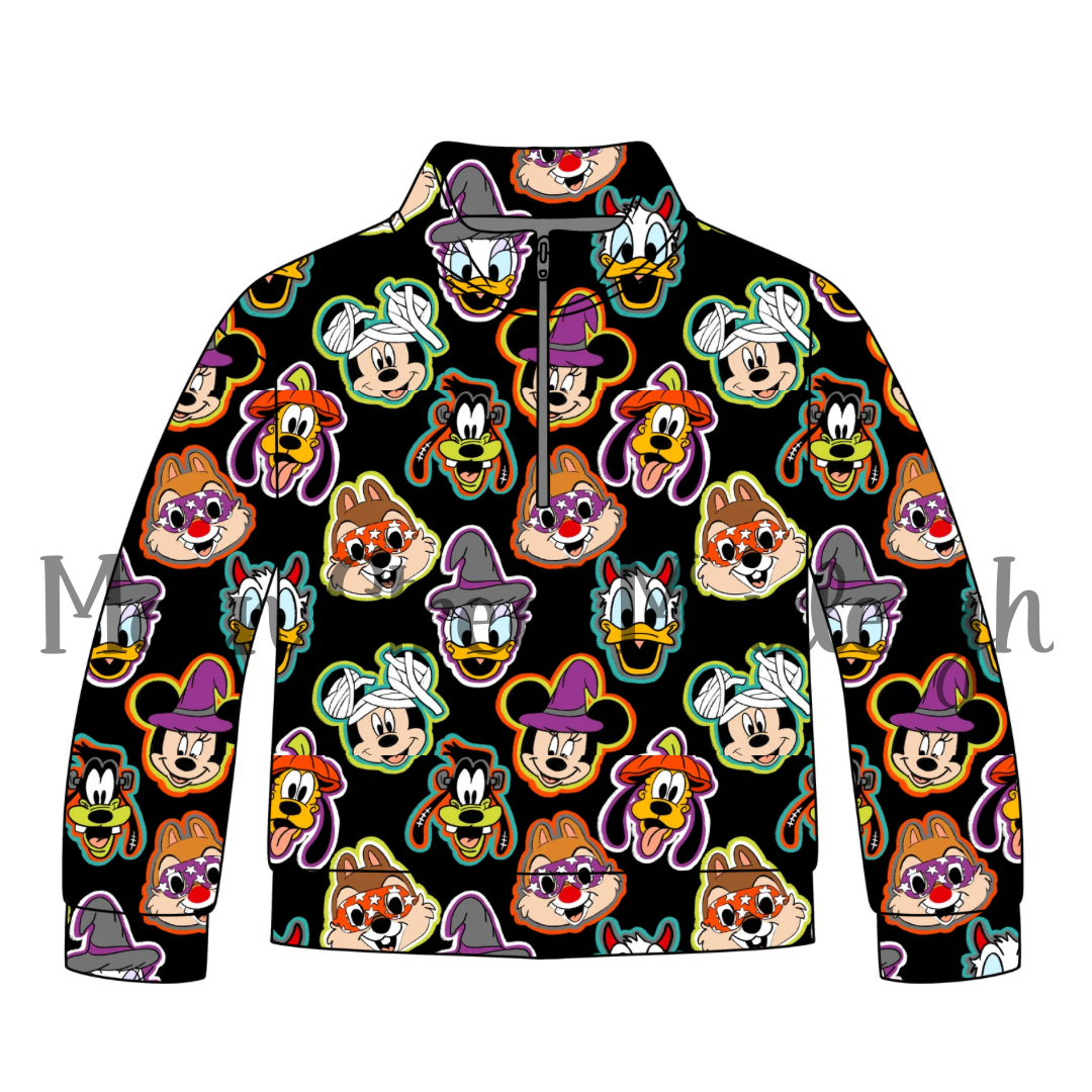 Halloween mask zip