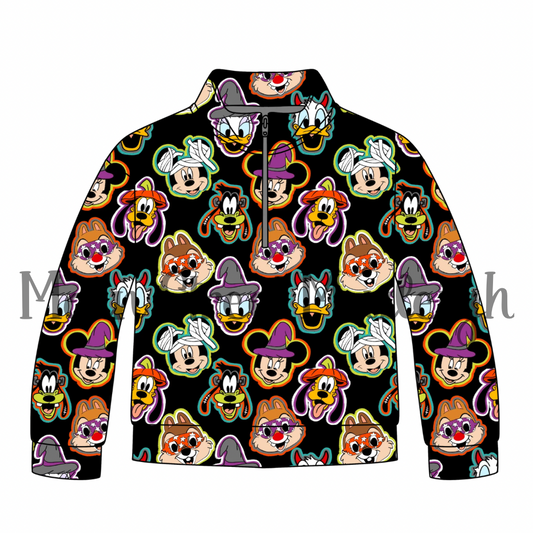 Halloween mask zip