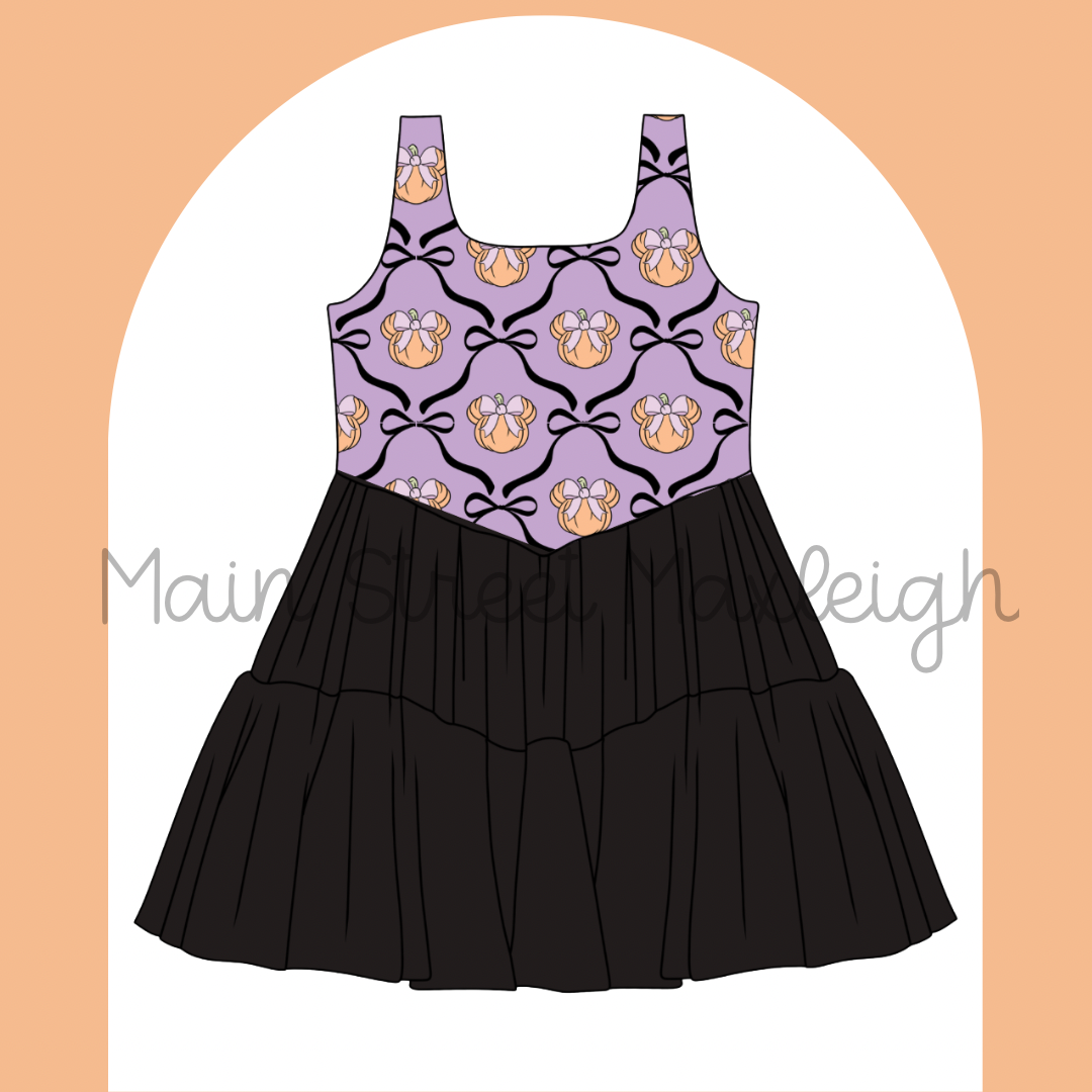 Mouse pumpkin Halloween dress
