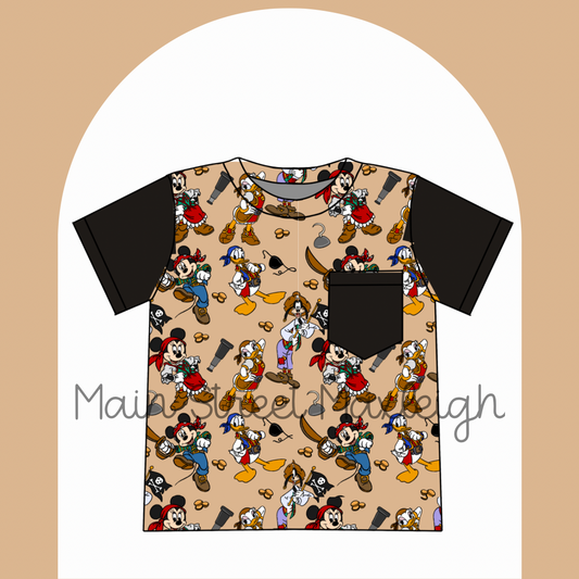 Pirate night pocket T-shirt