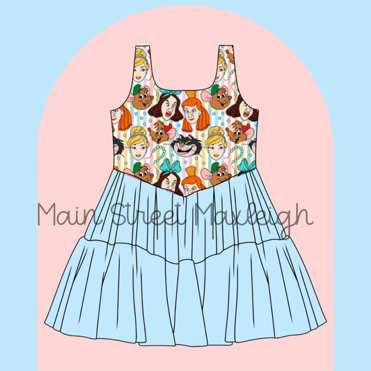 Cinderella stripe dress