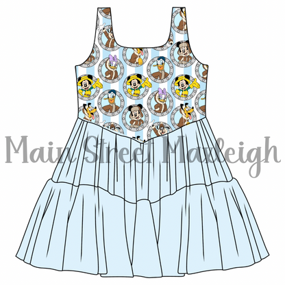 Alaska cruise mesh dress