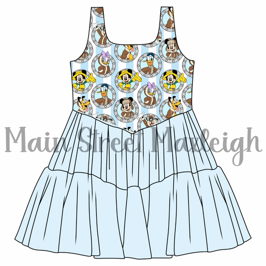 Alaska cruise mesh dress