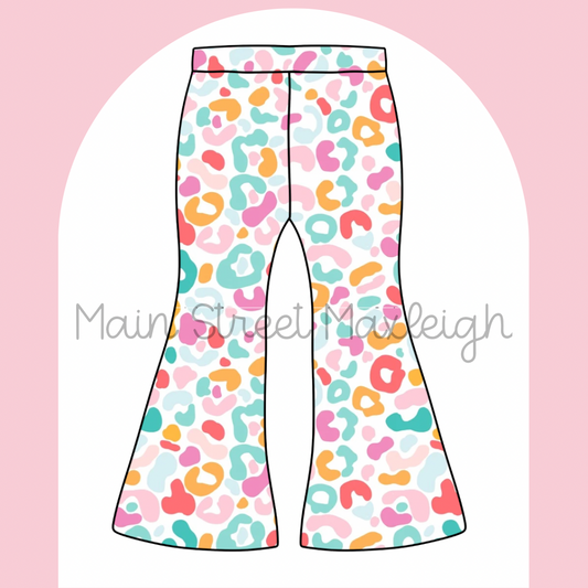 Colorful leopard flares