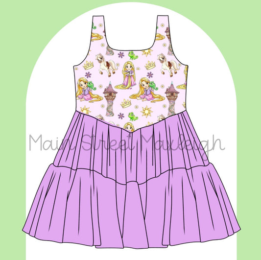Tower girl dress