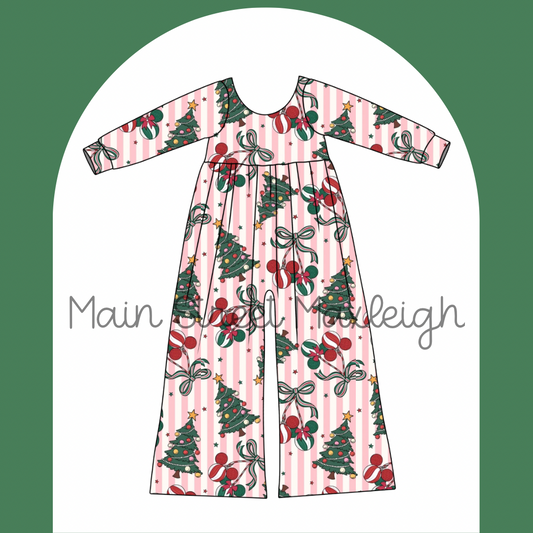 Pink magic trees Romper