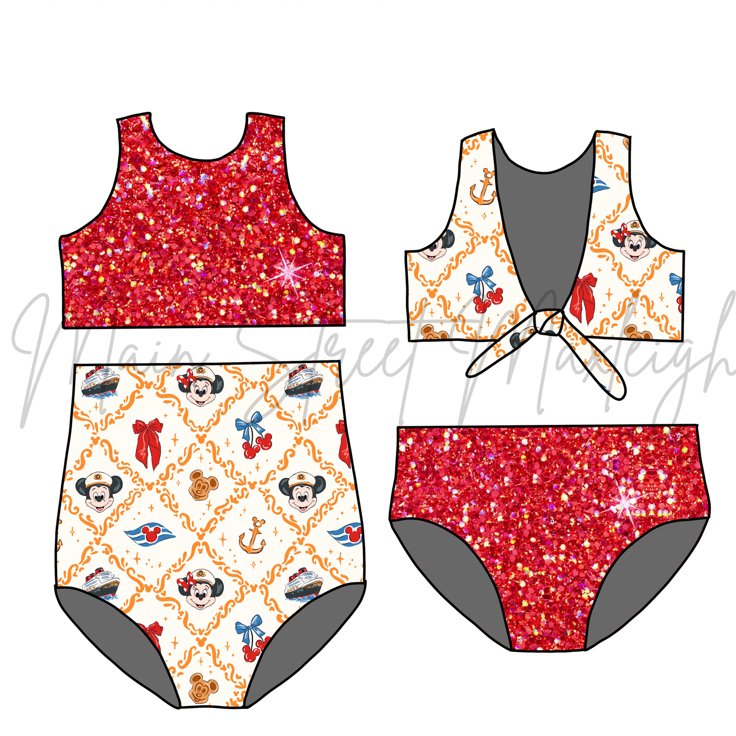Golden scroll cruise reversible swim