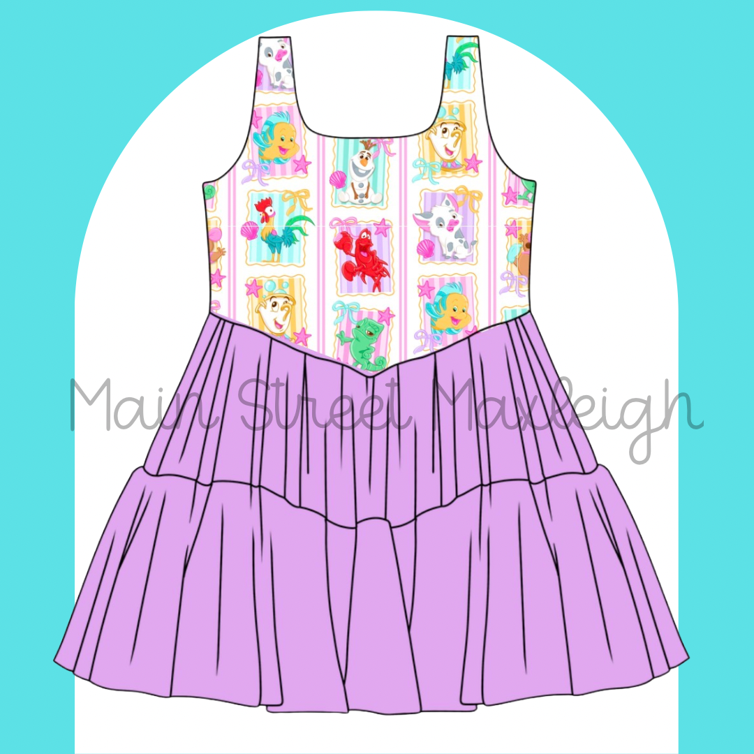 Framed sidekick dress