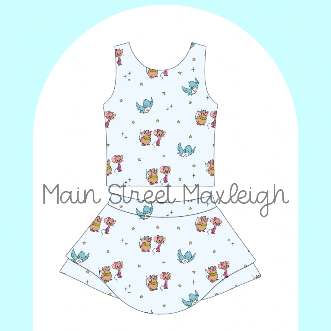 Glass slipper yoga set