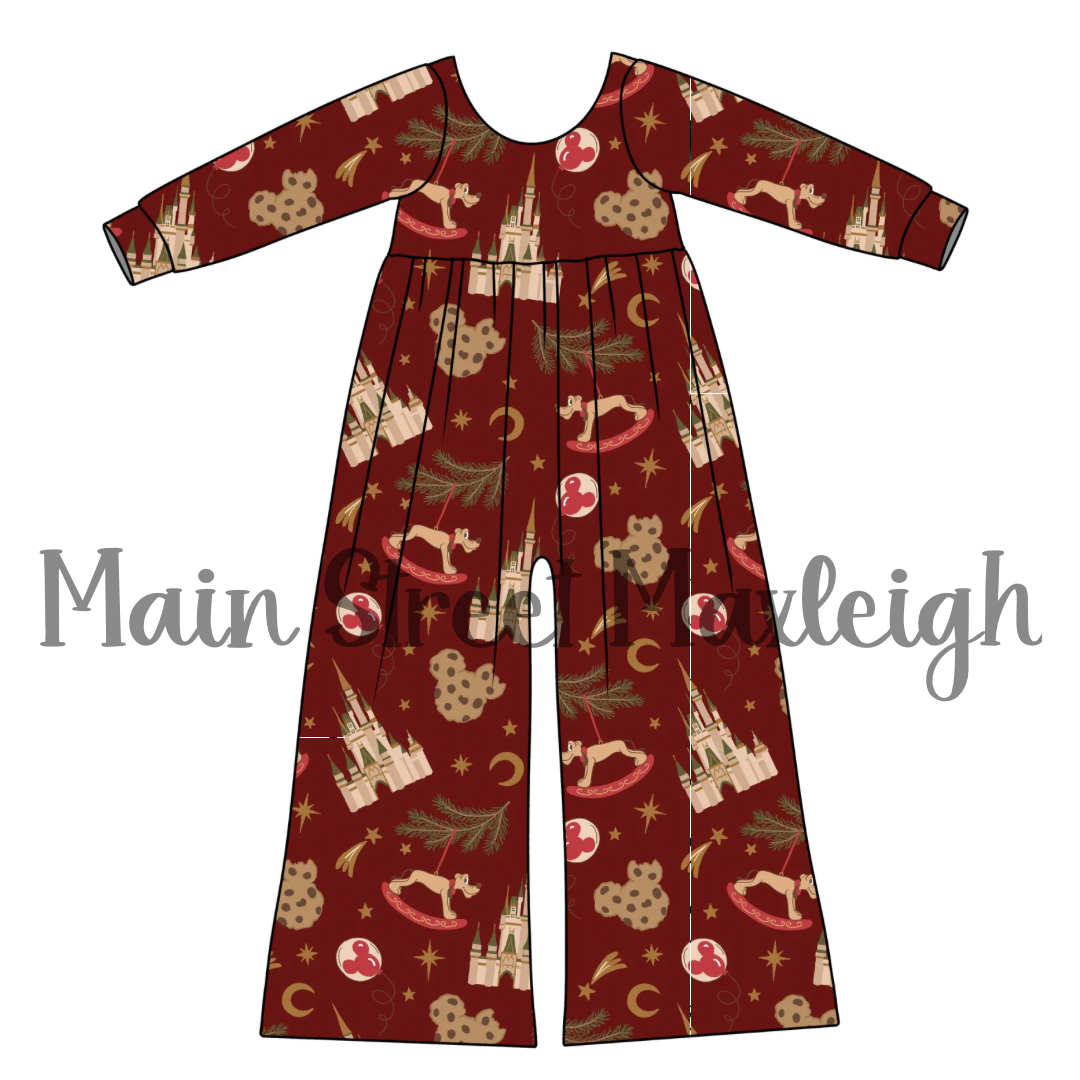 Christmas rocking “horse” romper