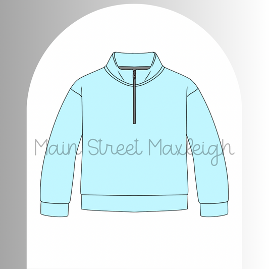 Light blue zip up