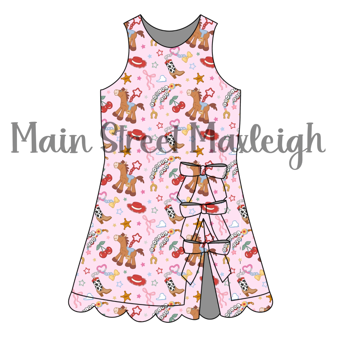 Cowgirl Era Bow Dress
