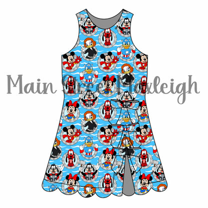 Hero porthole cruise bow dress
